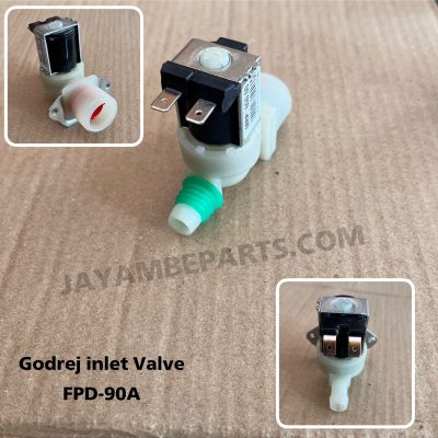 Single Water Inlet Valve Compatible for Godrej Washing Machine – white and black Colour - Image 2