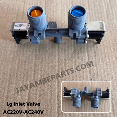 Water Inlet Feed Valve-2 Way Compatible for LG Washing Machine (Hot & Cold) AC220V-A240V - Image 3