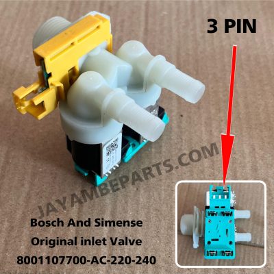 Compatible with Front Load Siemens & Bosch Washing Machines Water inlet Valve Spares Parts 2 Way - Image 3