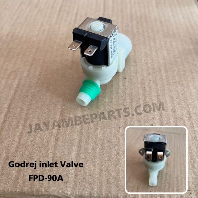 Single Water Inlet Valve Compatible for Godrej Washing Machine – white and black Colour - Image 3