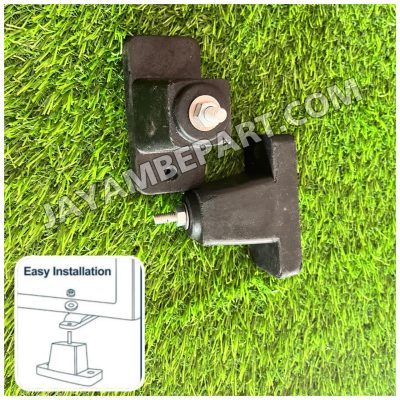 Sachu Air Conditioner Floor Stand Ac Stand Rubber Type Upto 1 ton to 2.5 ton colour black (4pc in 1 box) - Image 2