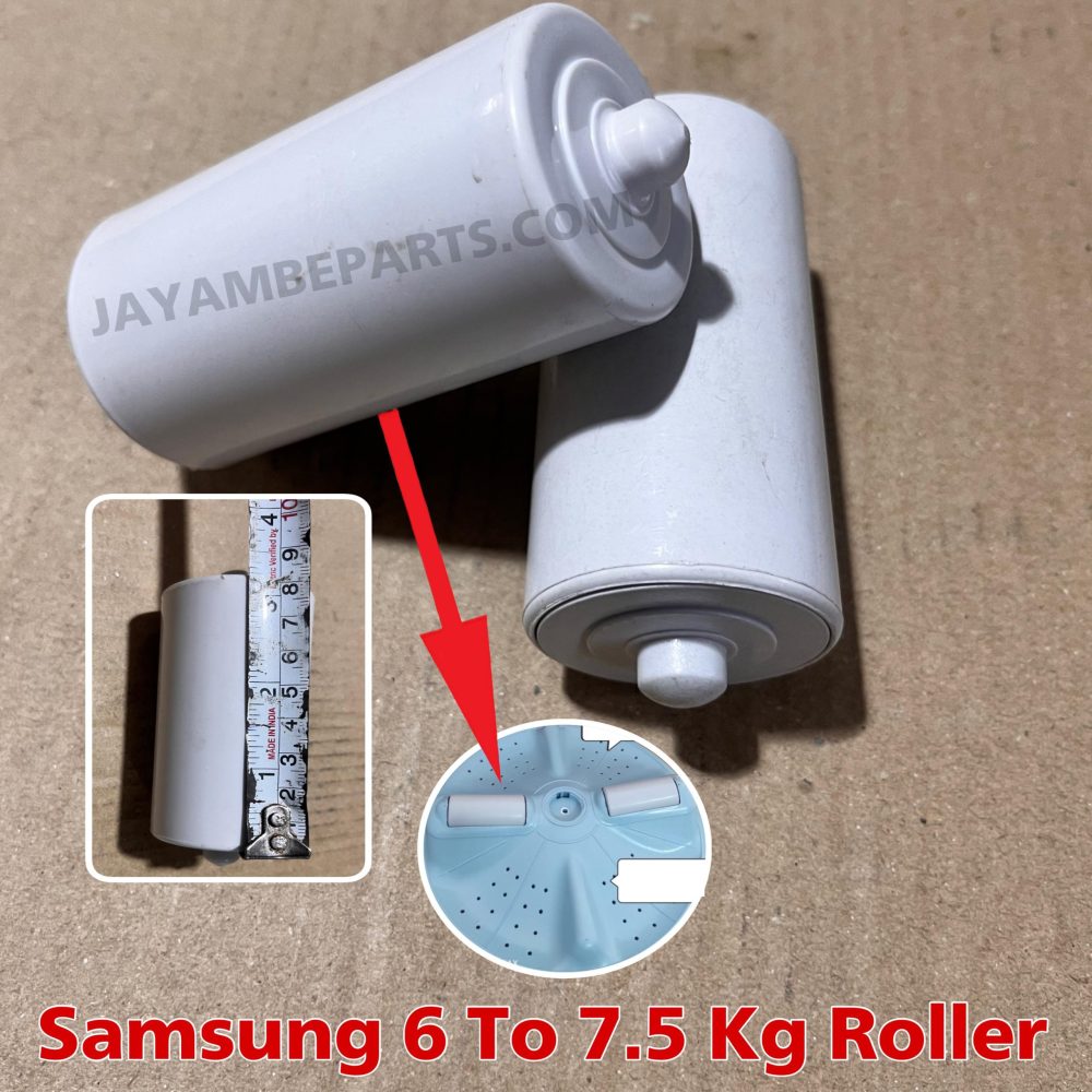 Roller for Samsung Washing Machine Pulsator (6-7KG) (Pack of 2) 3.5"INCH