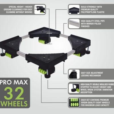 32 Wheels washing machine stand For frant load and top load and Heavy quality product - Image 4