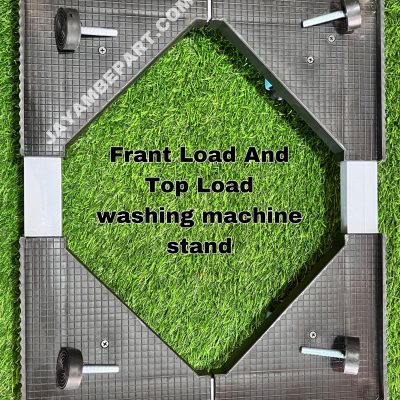 Washing Machine stand 6.5kg /7.5kg /10kg /Front load washing machine/ Premium Heavy Duty Adjustable 24 Wheel Stand/Trolley/Suitable for Front & Top Load Washing Machine stand/Capacity Upto 250 KG Washing Machine 7 kg - Image 2
